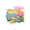 Singapore in Full Bloom - Singapore Diecut Postcard