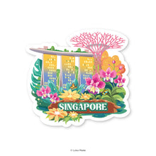 Load image into Gallery viewer, Singapore in Full Bloom - Singapore Diecut Postcard
