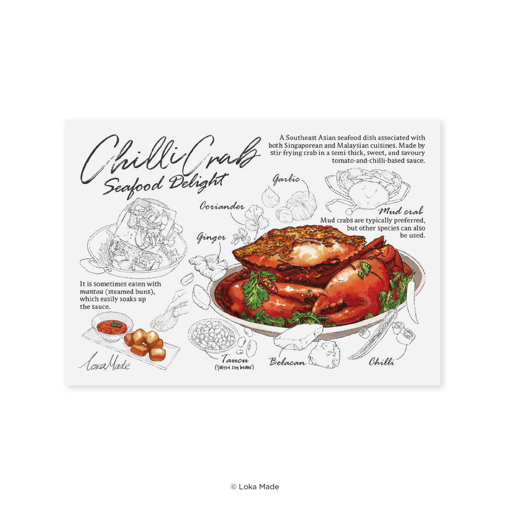 Lokapedia Singapore: Chilli Crab - Singapore Postcard