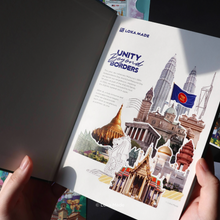 Load image into Gallery viewer, Unity Beyond Borders - A5 Planner Notebook
