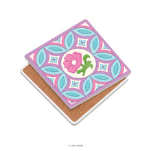 Load image into Gallery viewer, Petal Whirl - Tiles Mosaic Coaster
