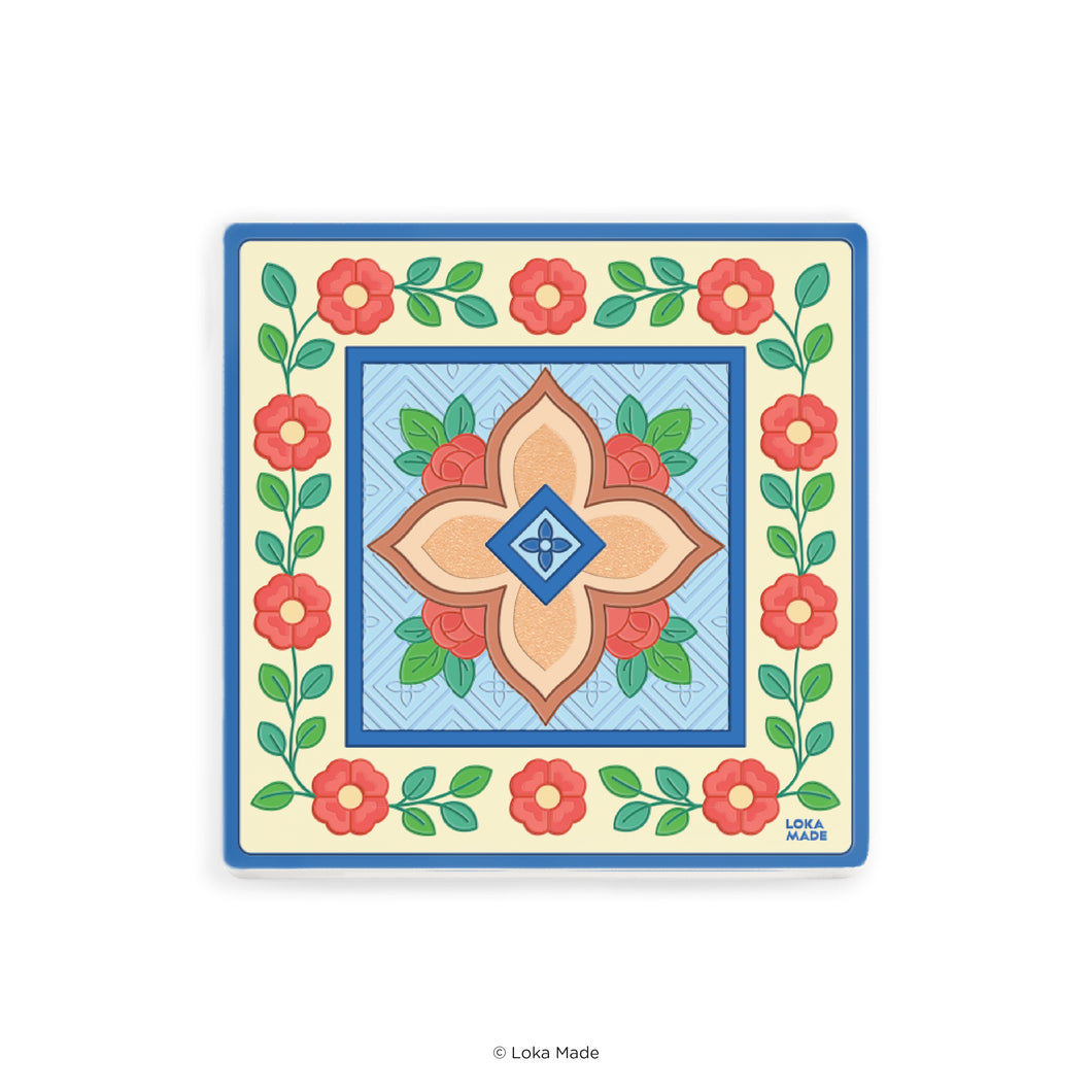 Morning Bloom - Tiles Mosaic Coaster