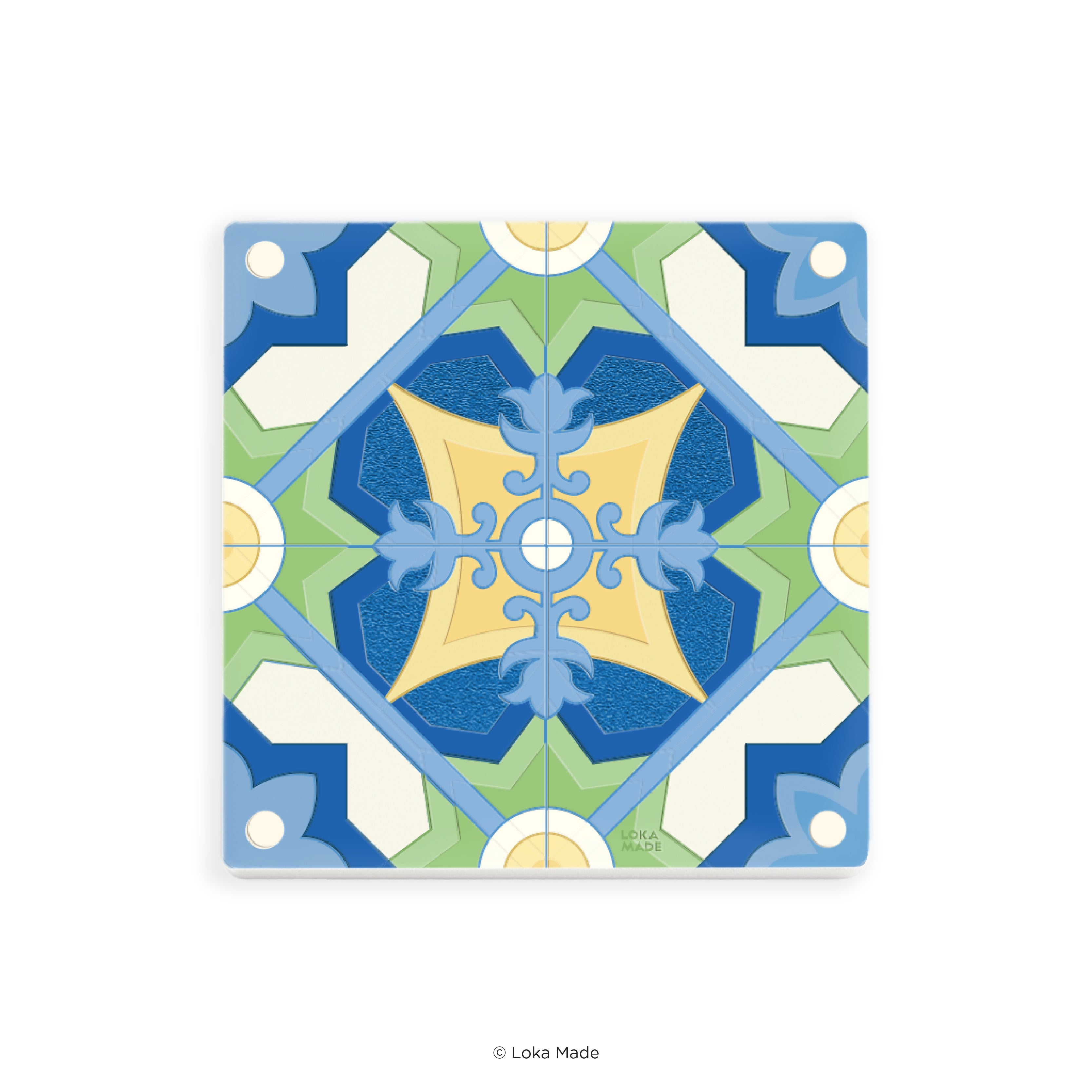 Baba Coaster Tales of Tiles - Mosaic Coaster – Loka Made