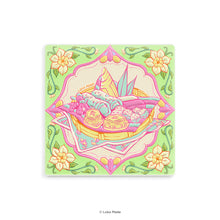Load image into Gallery viewer, Blooming Nyonya Tiles 'Blooming Kuih-muih' - Mosaic Coaster
