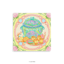 Load image into Gallery viewer, Blooming Nyonya Tiles 'Blooming Kamcheng' - Mosaic Coaster
