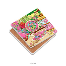 Load image into Gallery viewer, Scene by Seen 'Nyonya Delights' - Mosaic Coaster
