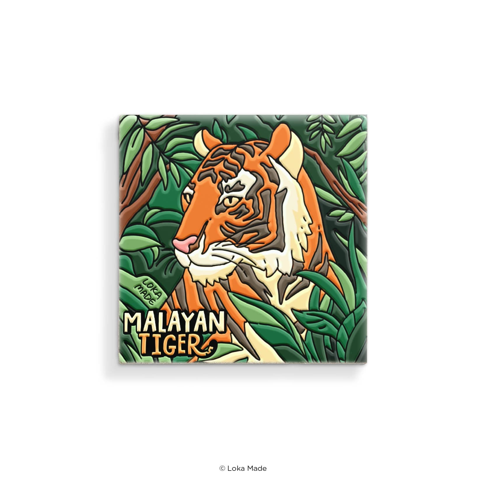 Scene by Seen 'Malayan Tiger, Malaysia' - Mosaic Tiles