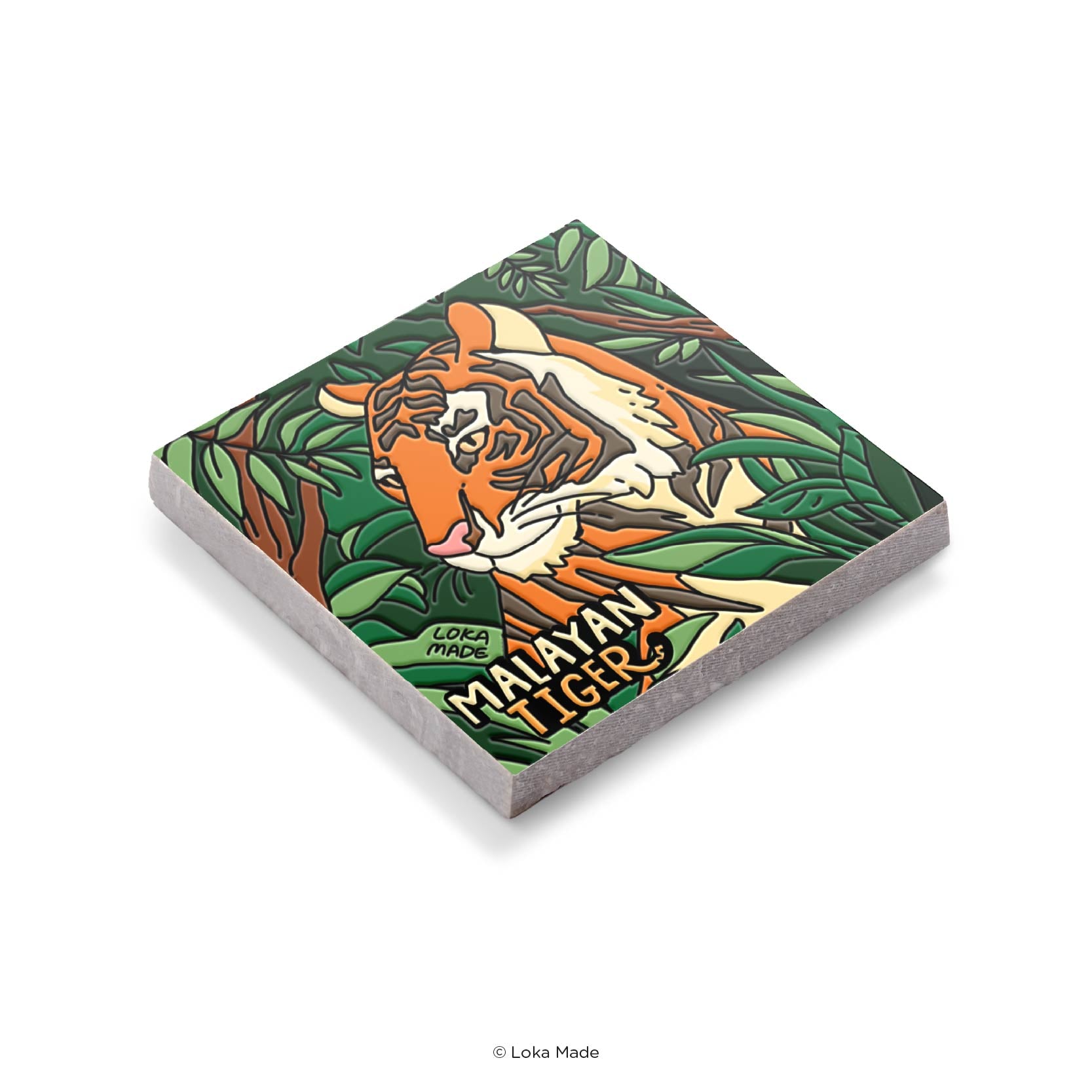 Scene by Seen 'Malayan Tiger, Malaysia' - Mosaic Tiles