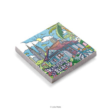 Load image into Gallery viewer, Scene by Seen: Kampong Bharu, Malaysia - Ceramic Magnet
