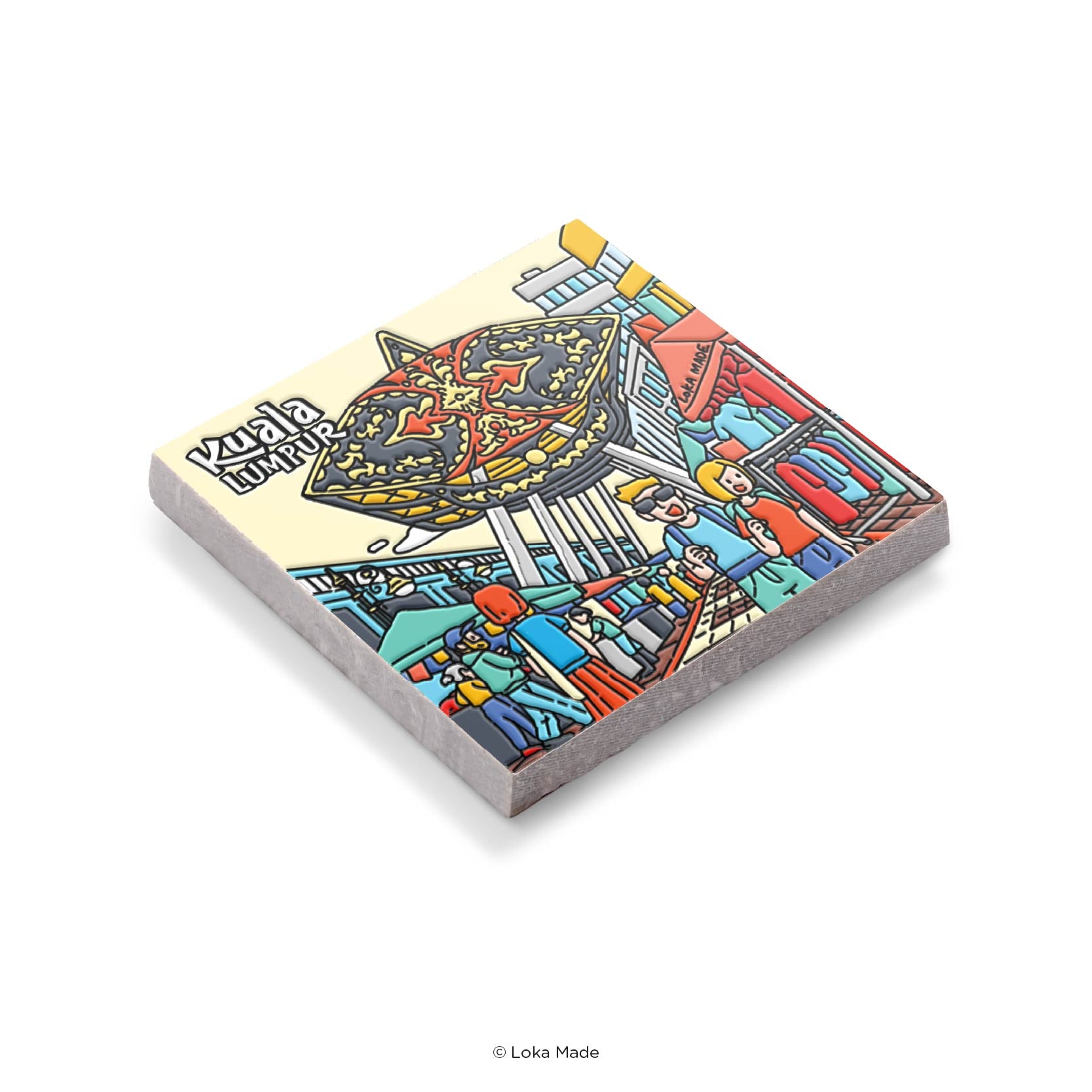 Scene by Seen 'Kasturi Walk, Malaysia' - Mosaic Tiles