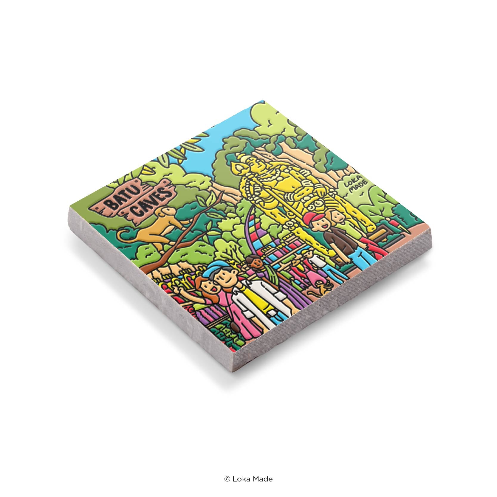 Scene by Seen 'Batu Caves, Malaysia' - Mosaic Tiles