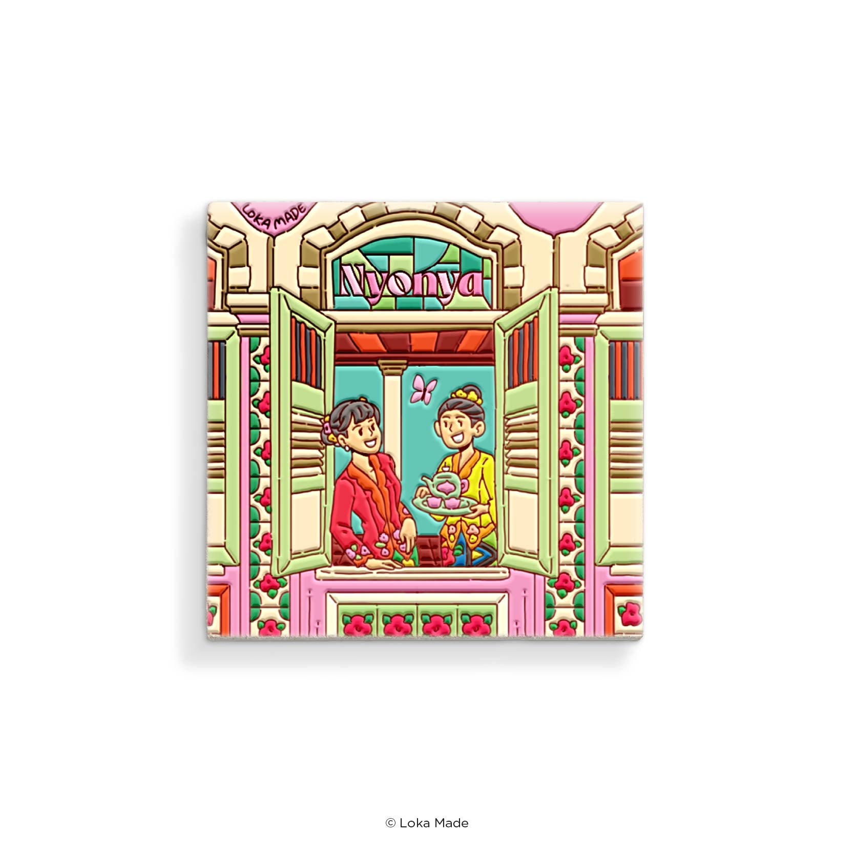 Scene by Seen 'Nyonya Blooms' - Mosaic Tiles