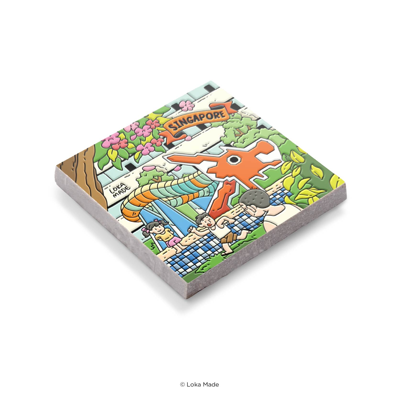 Scene by Seen 'Dragon Playground, Singapore' - Mosaic Tiles