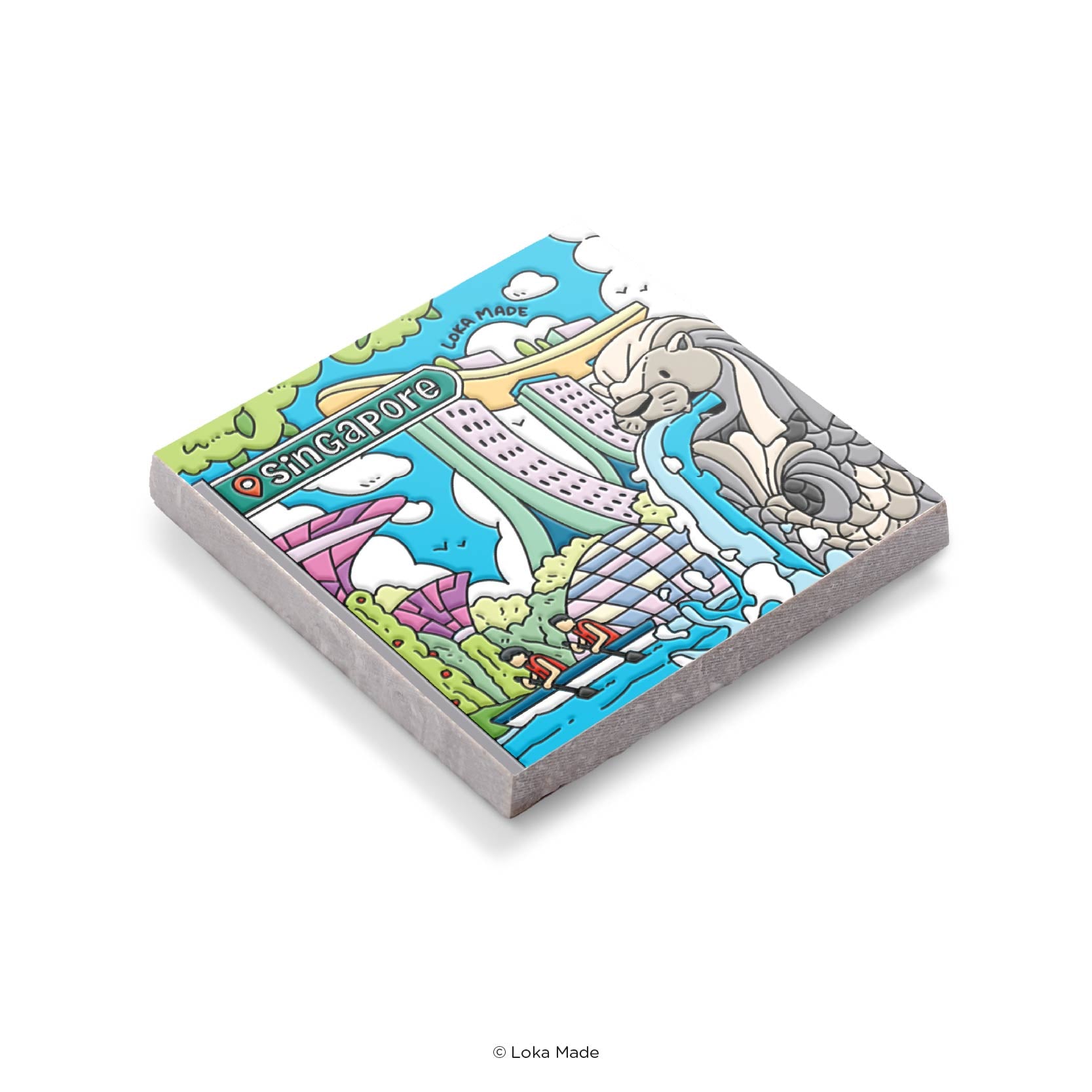 Scene by Seen 'Singapore Sights' - Mosaic Tiles