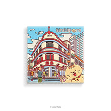 Load image into Gallery viewer, Scene by Seen: The Dong Ya Building, Singapore - Ceramic Magnet
