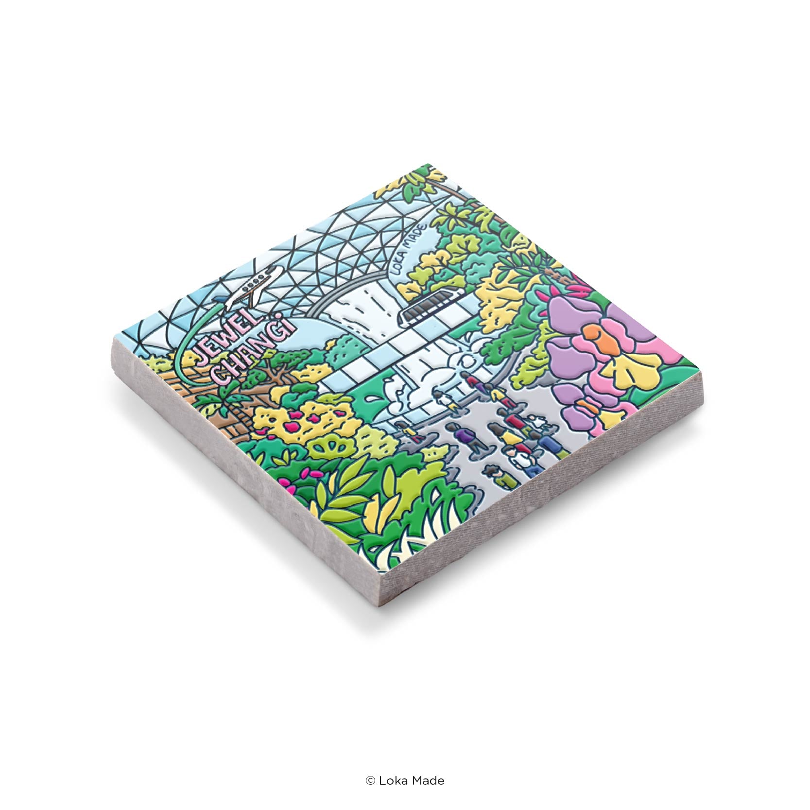 Scene by Seen 'Jewel Changi Airport, Singapore' - Mosaic Tiles