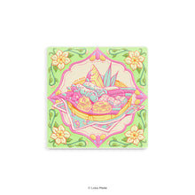 Load image into Gallery viewer, Blooming Nyonya Tiles 'Blooming Kuih-muih' - Mosaic Magnet

