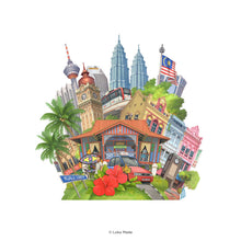 Load image into Gallery viewer, 360° 3D Greetings Card: Malaysia in the Glimpse of Eye
