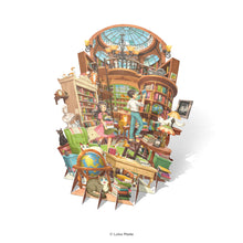 Load image into Gallery viewer, 360° 3D Greetings Card: Peaceful Hours in the Study
