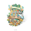 360° 3D Greetings Card:  Midsummer Memories