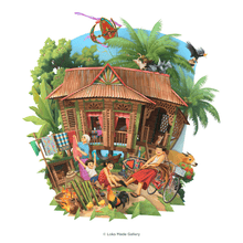 Load image into Gallery viewer, 360° 3D Greeting Card:  Kampung Rustic Charm TP10
