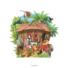 Load image into Gallery viewer, 360° 3D Greeting Card:  Kampung Rustic Charm
