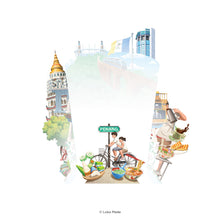 Load image into Gallery viewer, 360 3D Greeting Card: Strolling Through Penang
