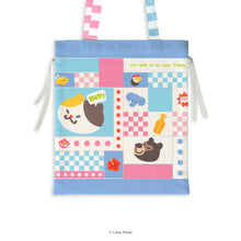 Load image into Gallery viewer, Kawan-Haiwan &#39;Blue-tiful Bonds&#39; - Drawstring Tote Bag
