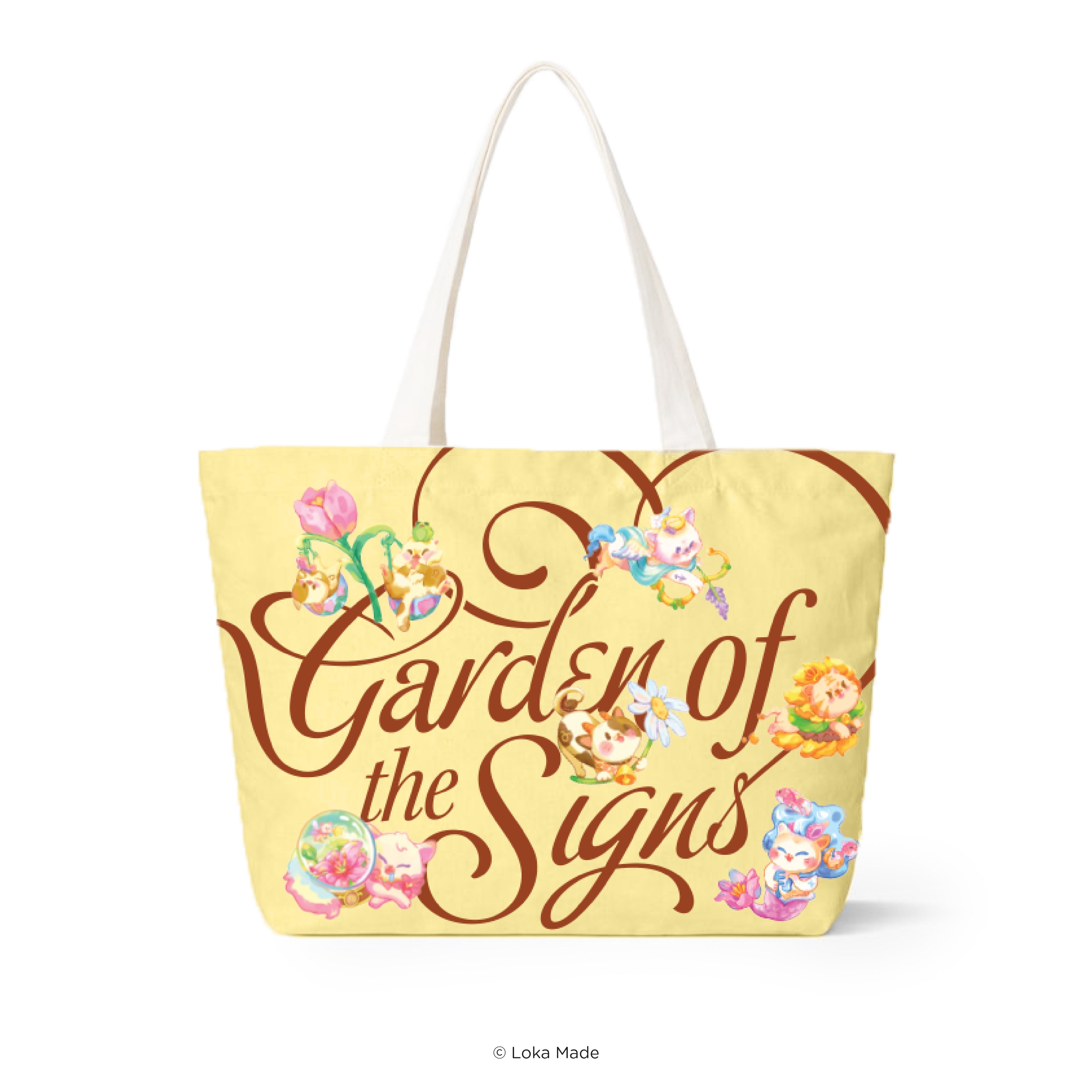 Garden Of The Signs: Sunny Day - Tote Bag