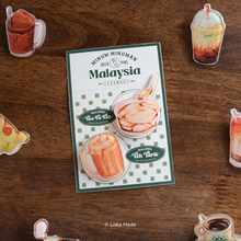Load image into Gallery viewer, Minum-minuman &#39;Tau Fu Fah &amp; Teh Tarik&#39; - Deco Acrylic Pin
