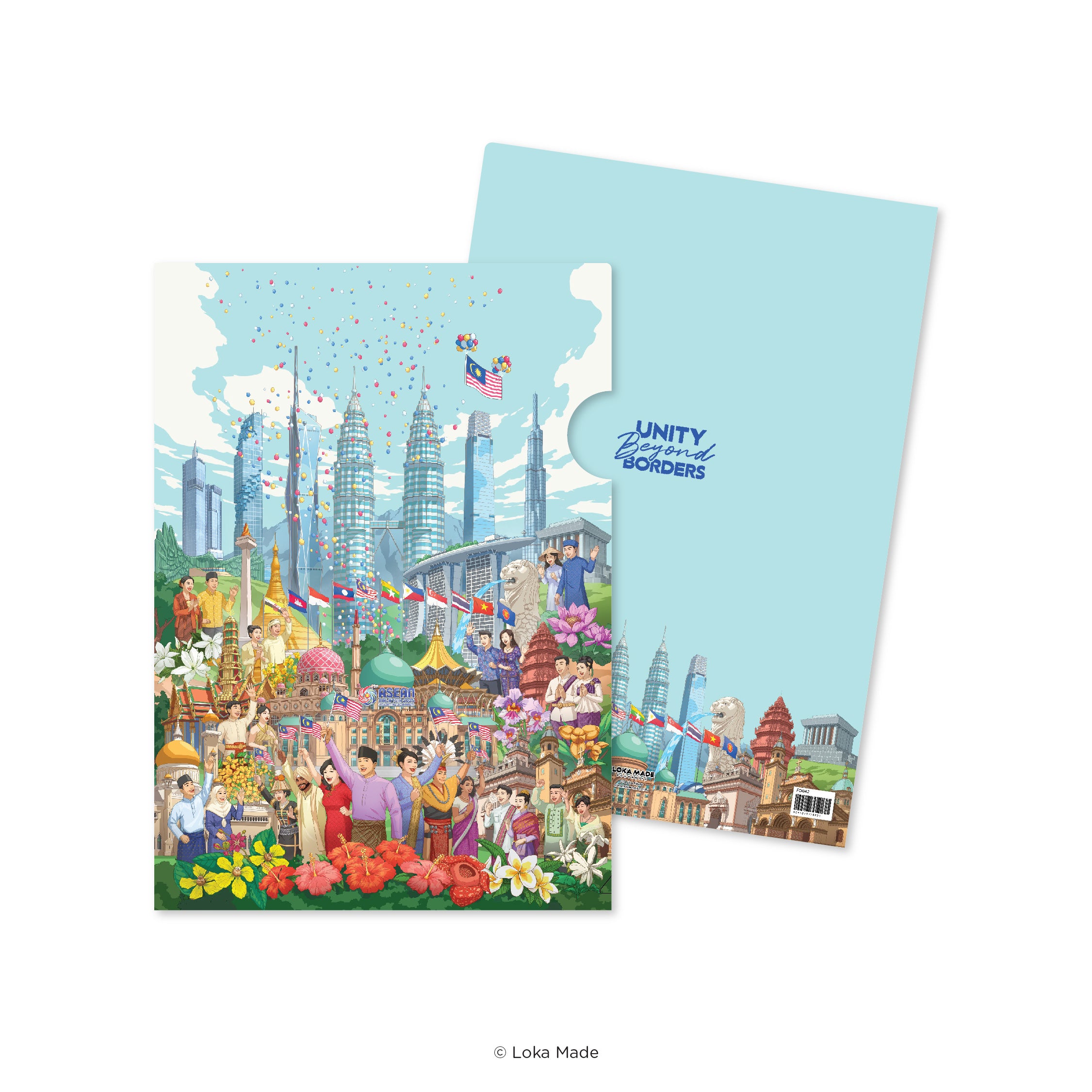 Unity Beyond Borders - A4 L-shape Folder