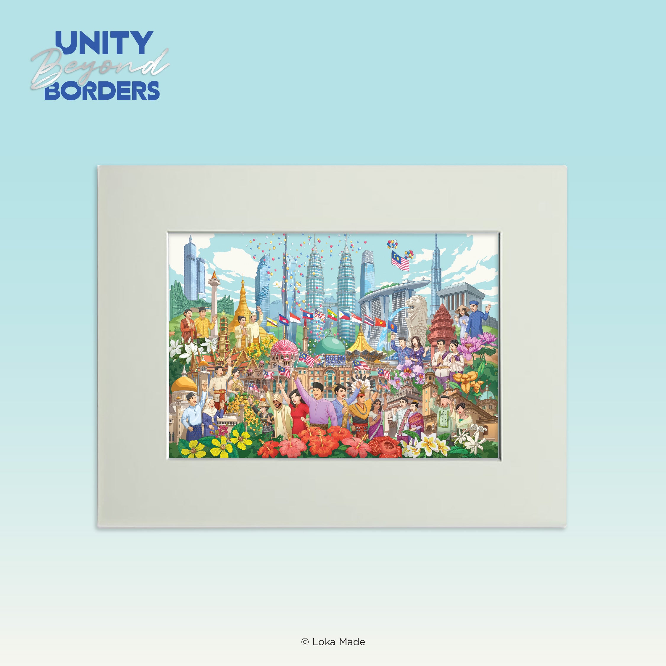 Loka Made Unity Beyond Borders - Art frame