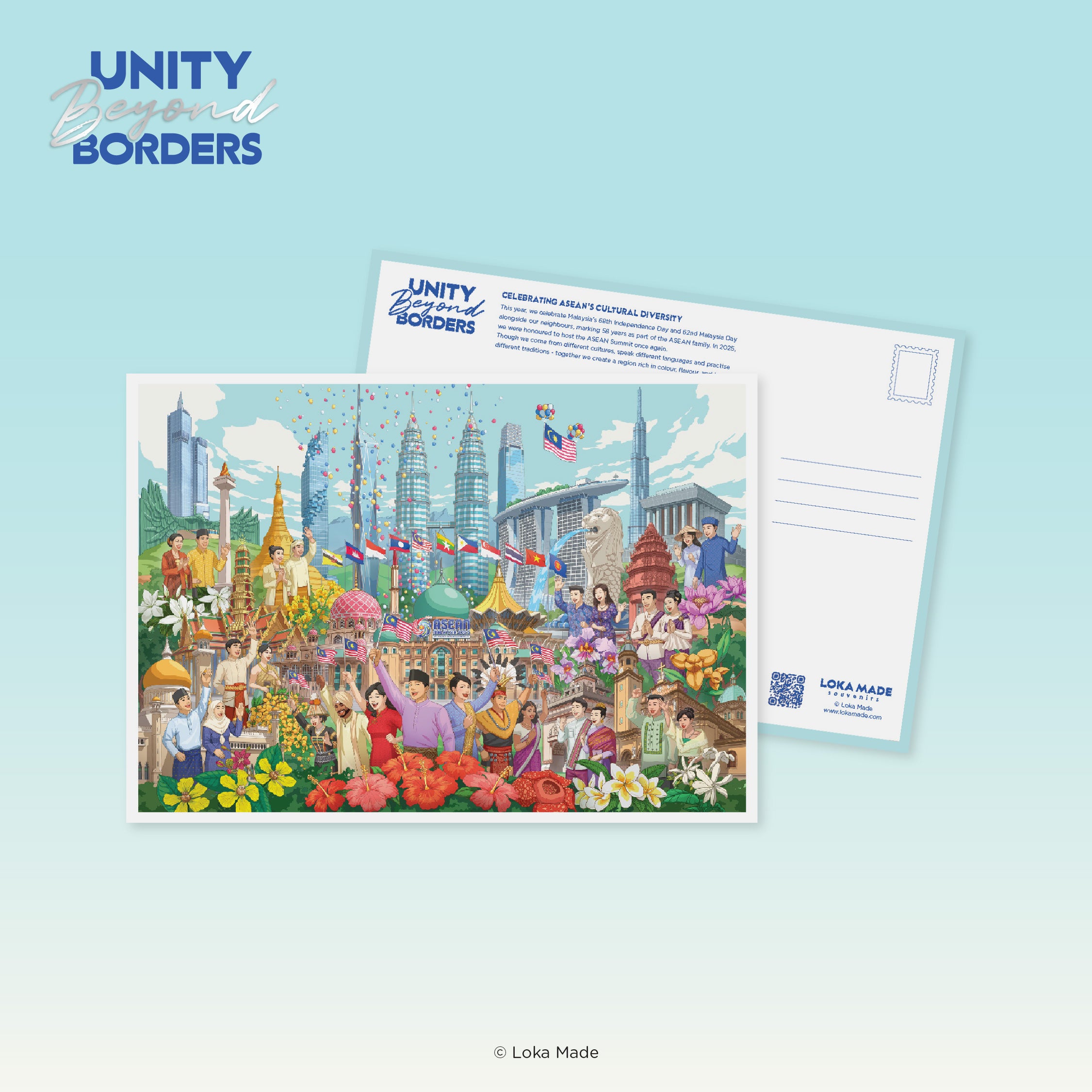 Loka Made Unity Beyond Borders - Postcard