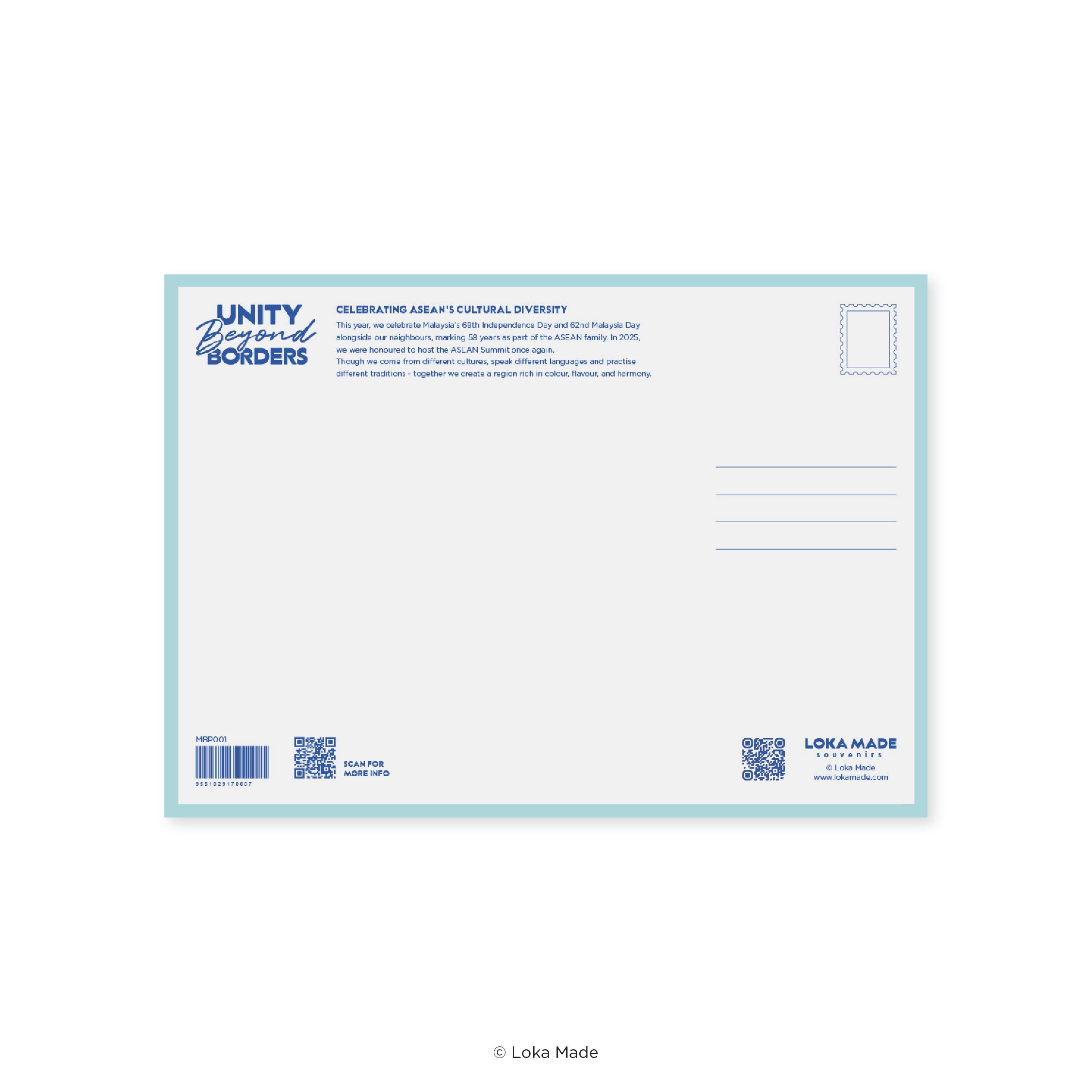 Unity Beyond Borders - Postcard