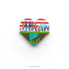 Woodee Magnet 'I Love Malaysia' - Wood Magnet