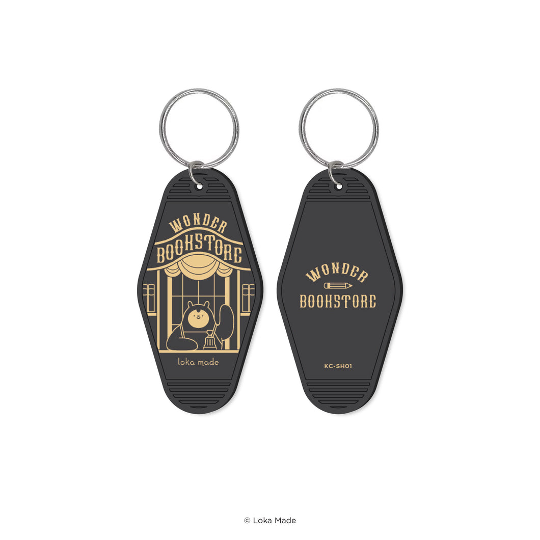 TSUTAYA BOOKS x Loka Made 'Wonder Bookstore' - Keychain (Black)