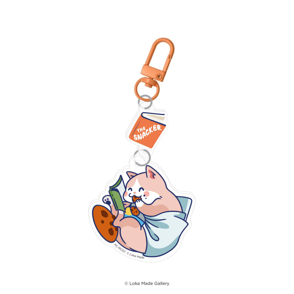 Keychain Reader Cat: The Snacker KC-RC02