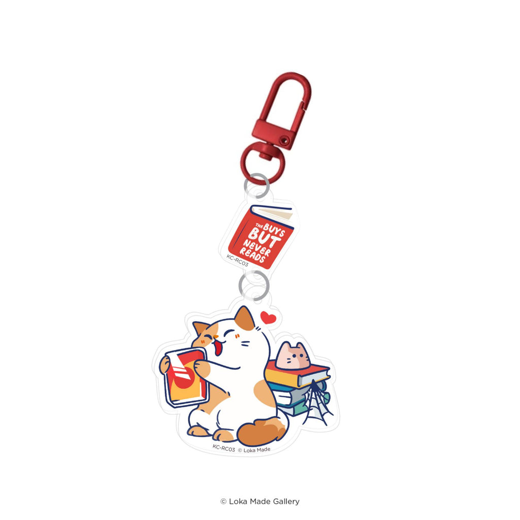 Keychain Reader Cat: The Buys But Never Reads KC-RC03