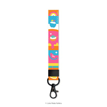 Load image into Gallery viewer, Warna-warni Strap &#39;Tropical Sun Wave&#39; - Short Lanyard
