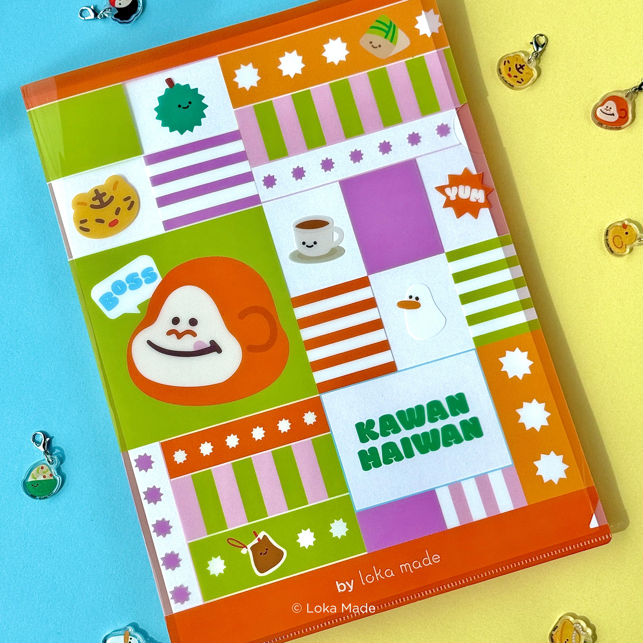 Kawan-Haiwan 'Sunny Side Friends' -  A4 Folder