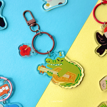 Load image into Gallery viewer, Kawan-Haiwan &#39;Crocodile&#39; - Keyring
