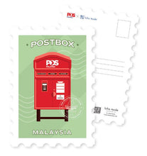 Load image into Gallery viewer, POS Malaysia x Loka Made: Postbox Malaysia Postcard Set 2-2
