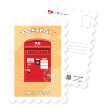 Load image into Gallery viewer, POS Malaysia x Loka Made: Postbox Malaysia Postcard Set 2-2
