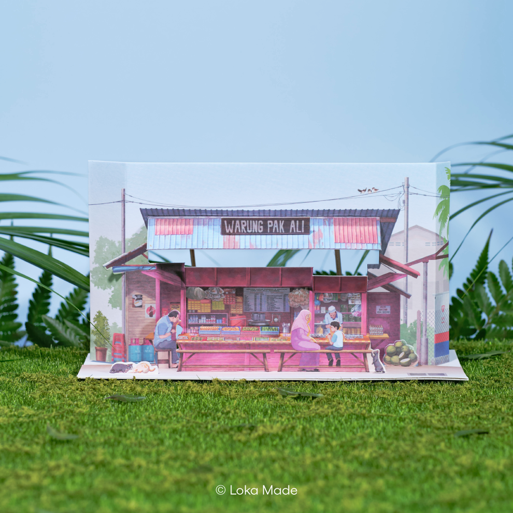 Pop Up Postcard: Small Town Warung