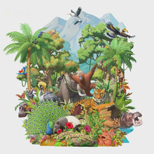 Load and play video in Gallery viewer, 360 3D Greetings Card: Tropical Rainforest
