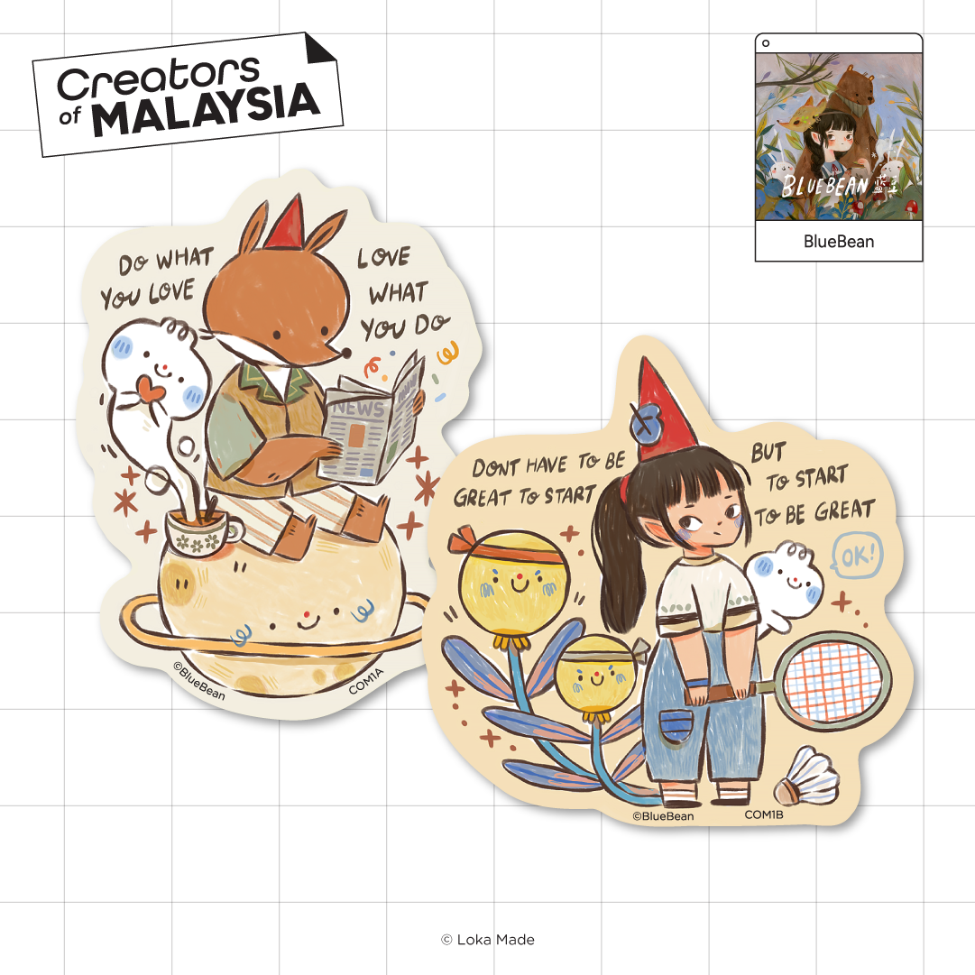 Creators of Malaysia: BlueBean Sticker