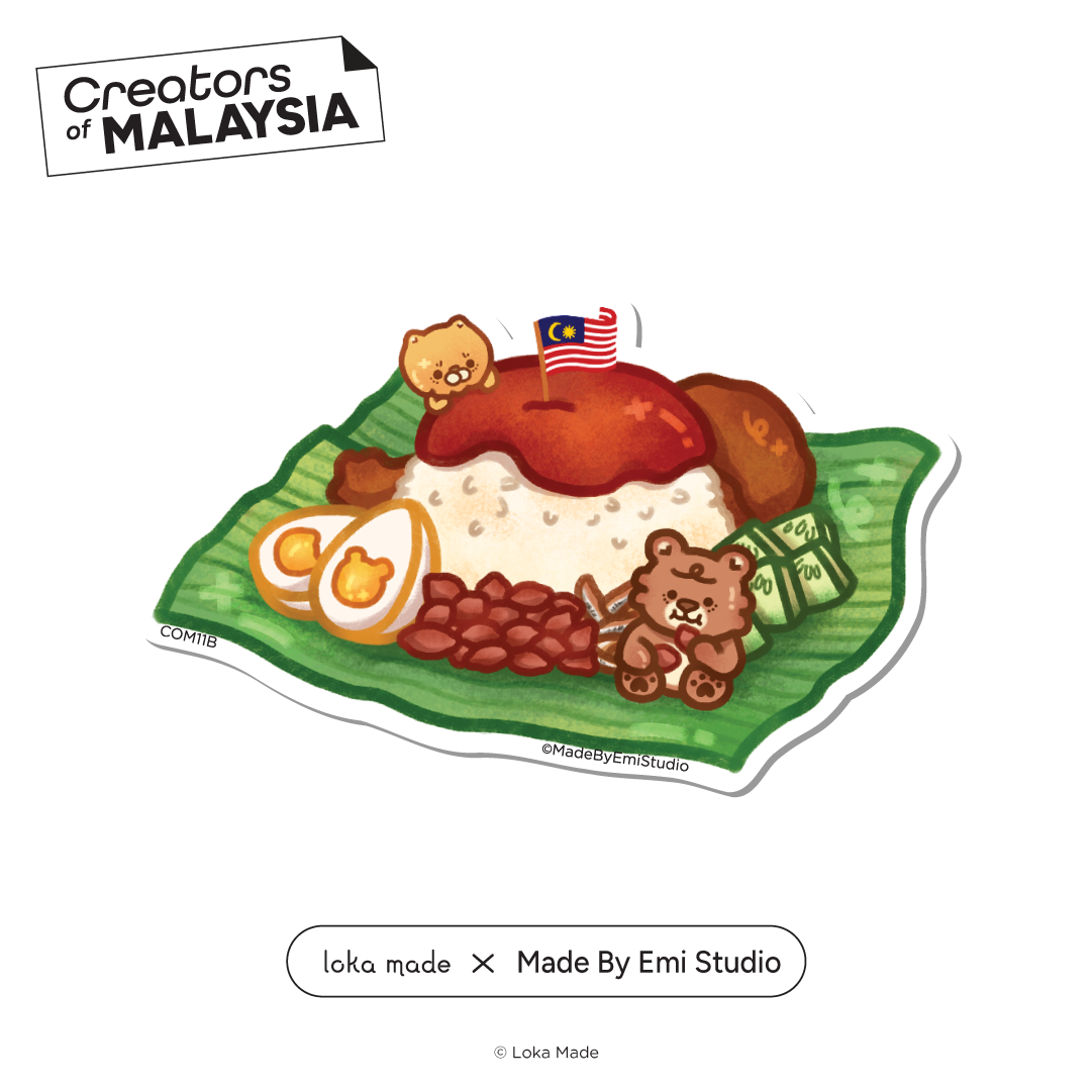 Creators of Malaysia: Made By Emi Studio Sticker