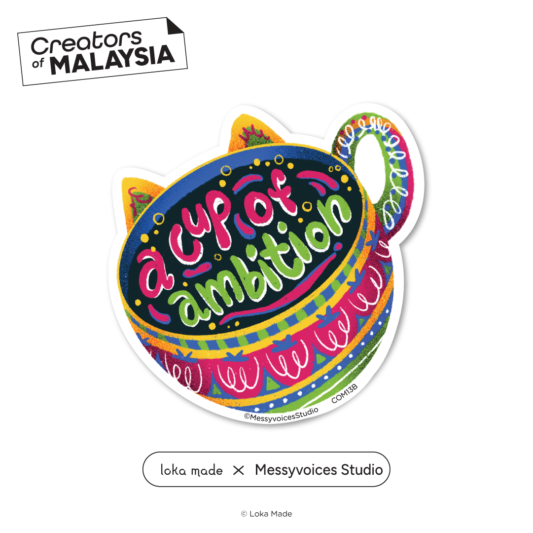 Creators of Malaysia: Messyvoices Studio Sticker