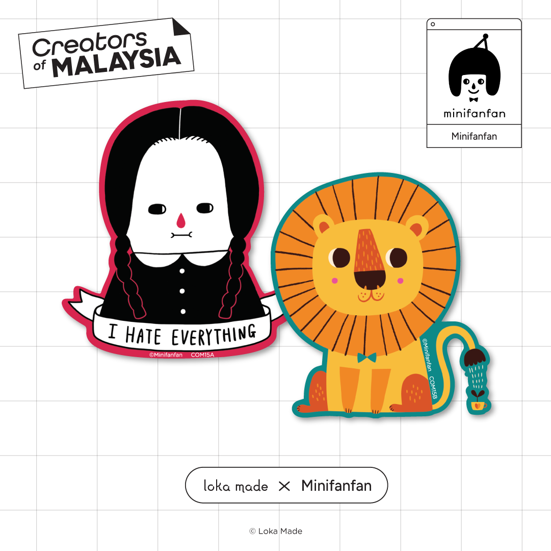 Creators of Malaysia: Minifanfan Sticker