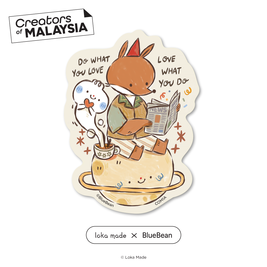 Creators of Malaysia: BlueBean Sticker